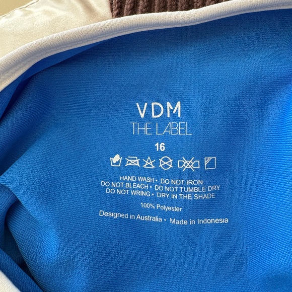VDM The Label Blue Tank Top, NWOT - Picture 3 of 3